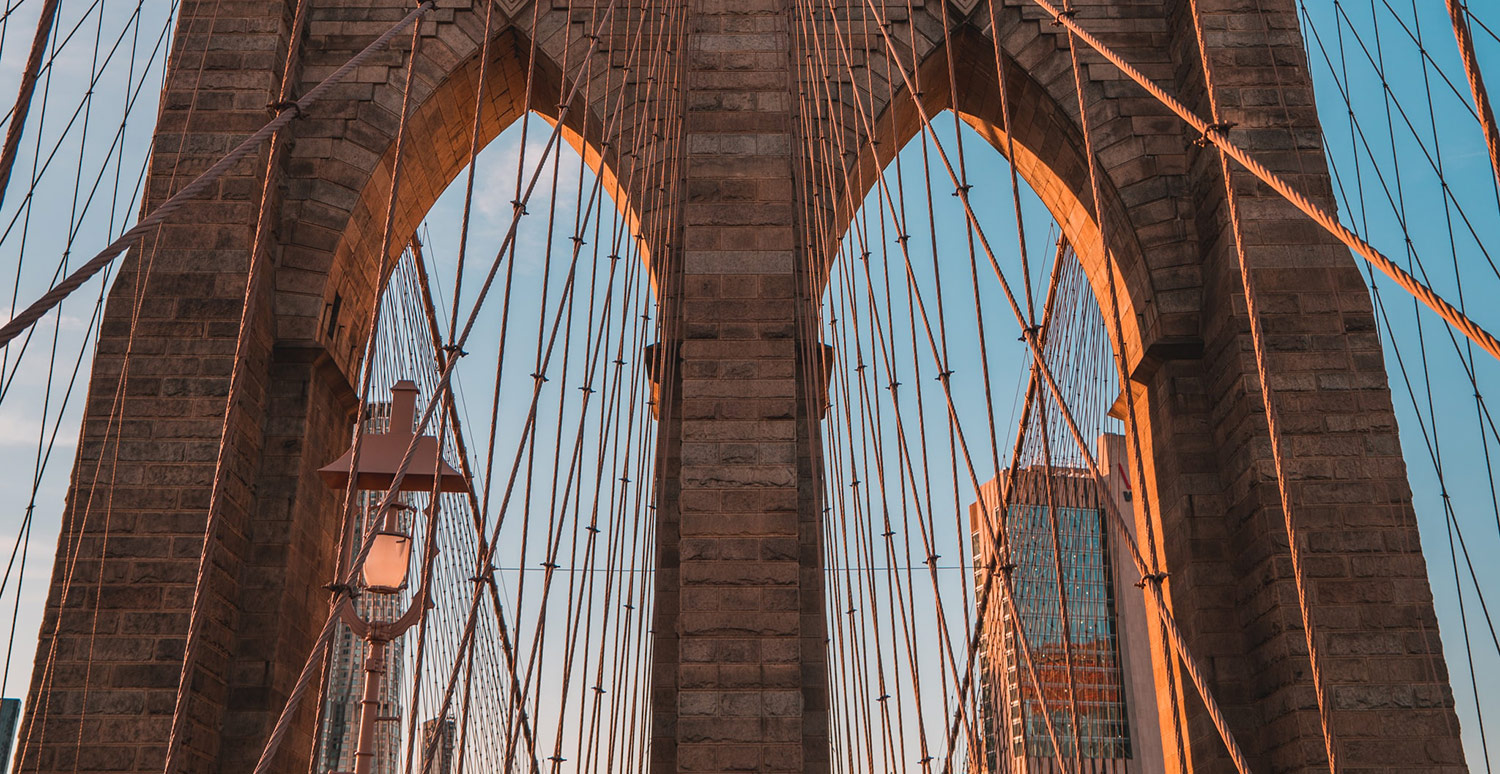 New York Bridge close-up